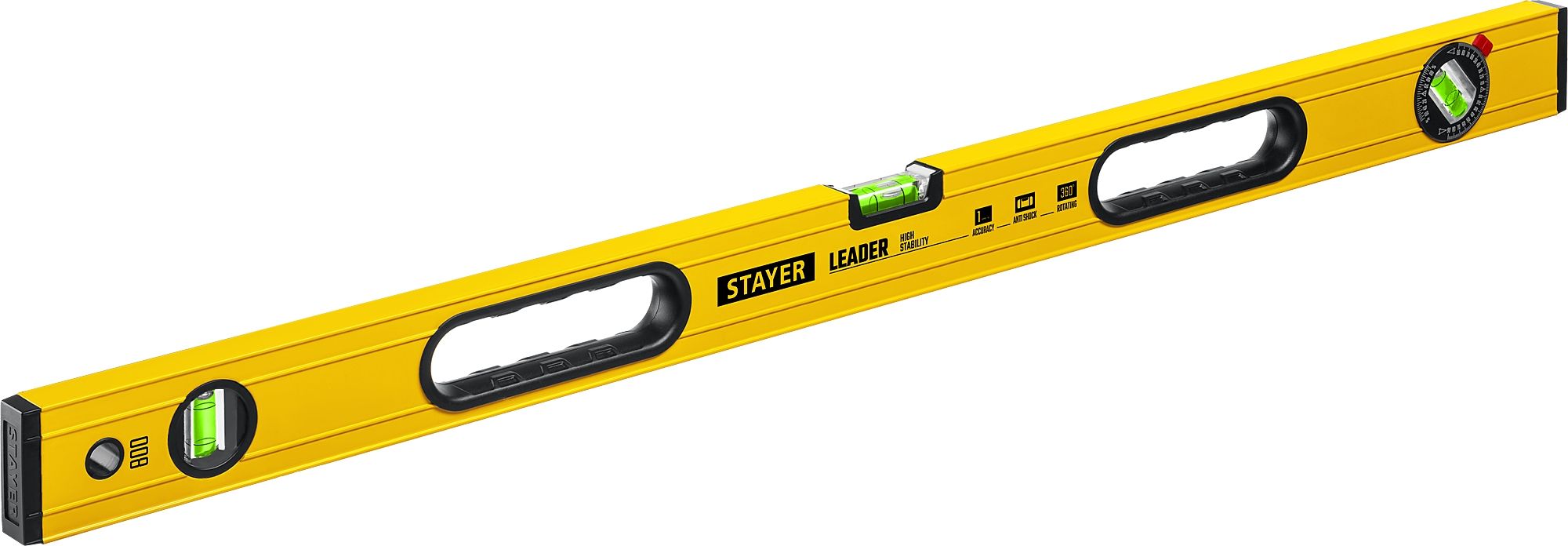 Уровень строительный усиленный 800 мм Stayer Leader Master 3466-080 - фото