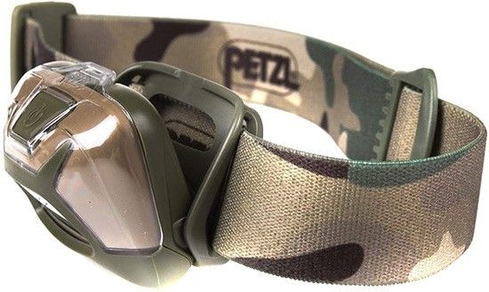 Налобный светодиодный фонарь Petzl Tactikka, камуфляж - фото