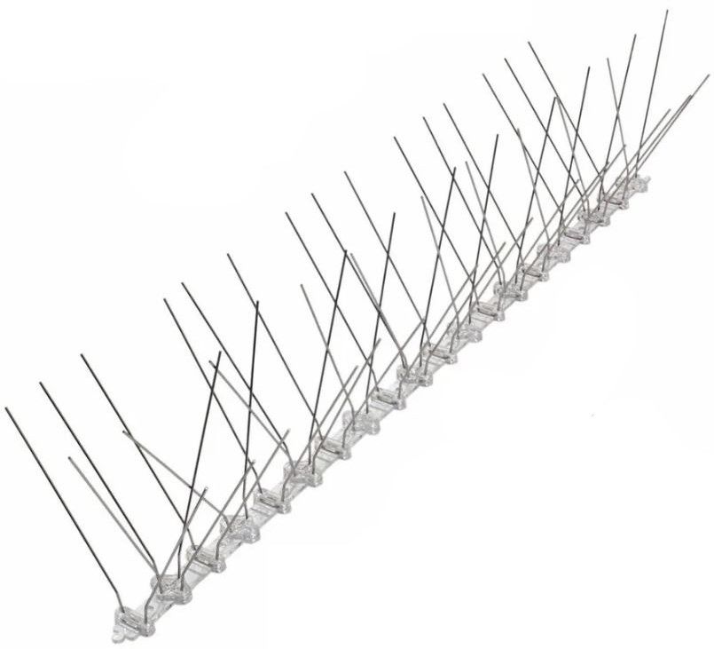 Изображение товара Однорядные шипы Holz Technic BIRDSPIKEP1 для защиты от птиц 110×335 мм