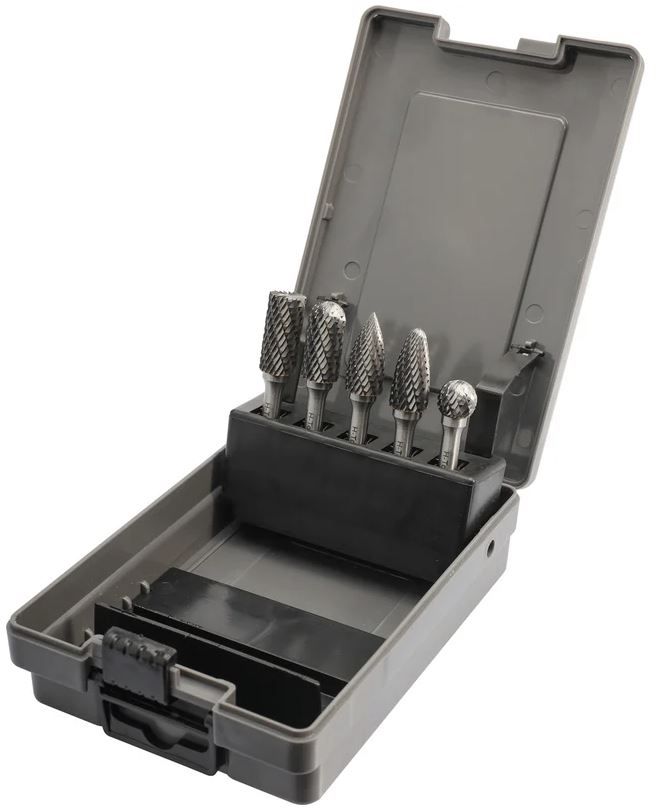 Изображение товара Набор борфрез твердосплавных 12 мм H-Tools 116004ROHT, 5 шт