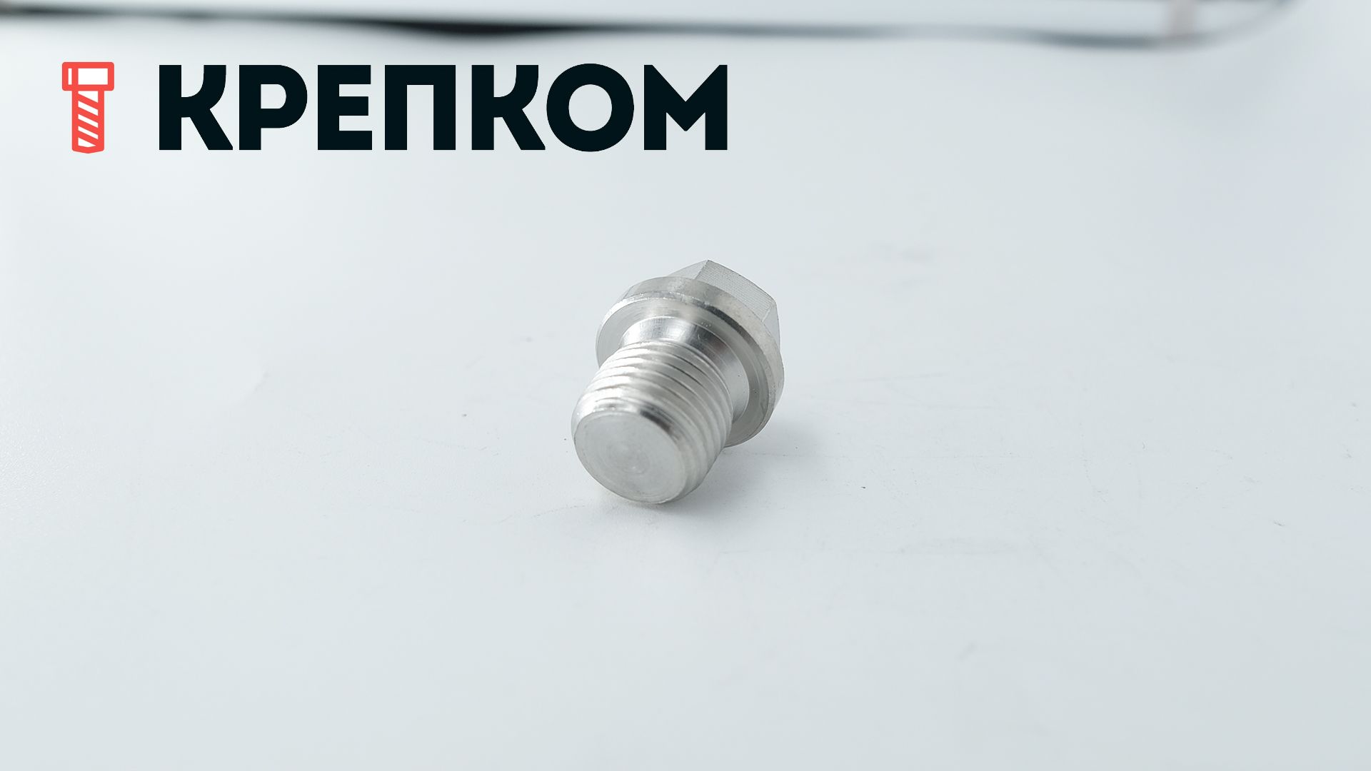 Пробка-заглушка G 1/4" с шестигранной головкой и фланцем DIN 910, нержавеющая сталь А2 - фото