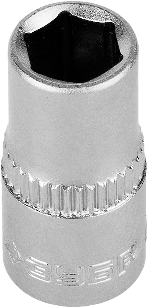 Головка торцовая 1/4" FLANK ЗУБР Мастер, Cr-V сталь - фото