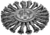 Щетка дисковая жгутированная 100 мм для дрели Профессионал ЗУБР 3522-100