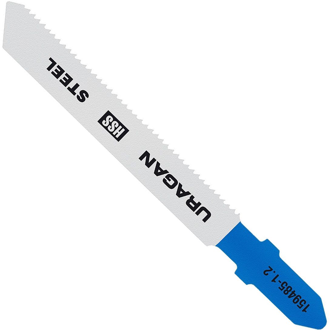 Полотна по металлу T118A для электролобзика 50х1,2 мм Uragan 159485-1.2_z02, сталь HSS, 2 шт - фото