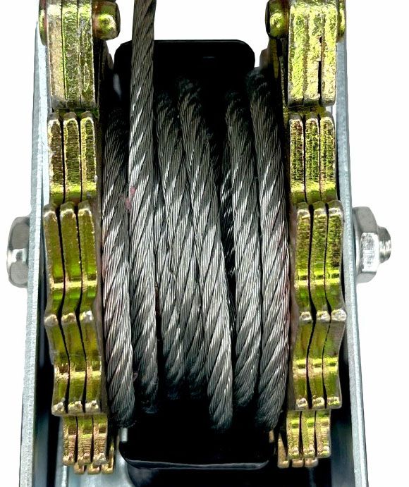 Лебедка рычажная гаражная CP 2001, 2 т, канат 2,5 м, одинарный храповый механизм HITCH SZ073184 - фото