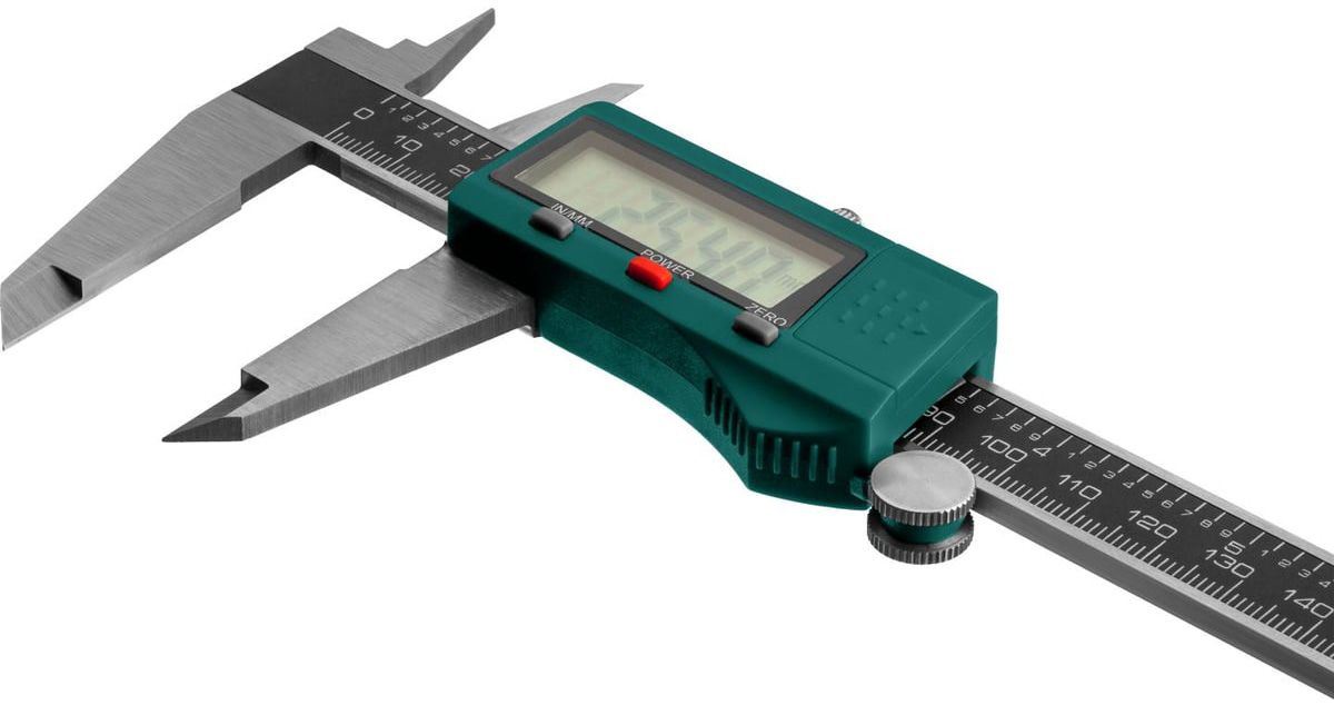 Штангенциркуль электронный 200 мм цена деления 0,01 мм Kraftool 34460-200 - фото