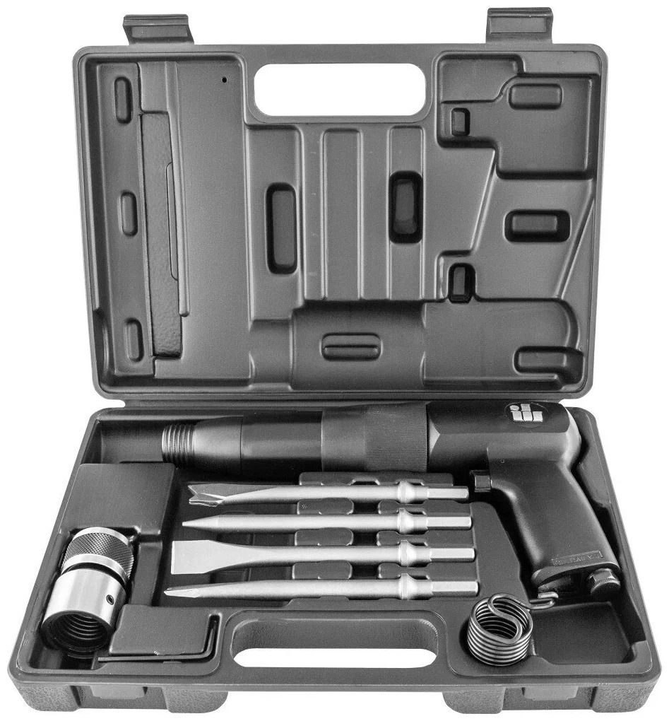 Изображение товара Пневматический молоток Jonnesway JAH-303HK набор 8 предметов низкая вибрация