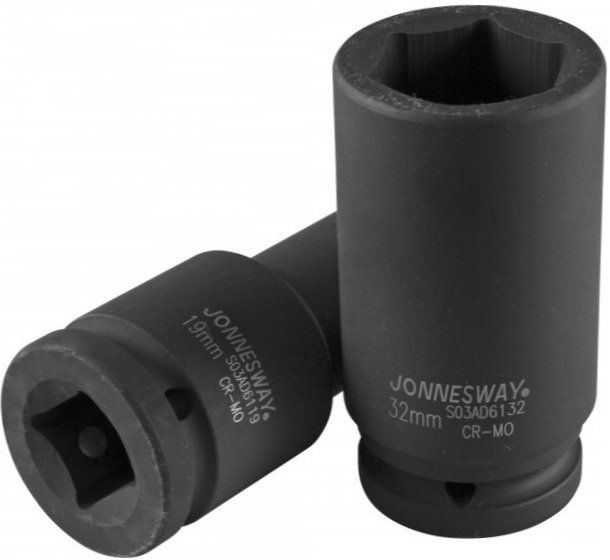 Торцевая головка 3/4"DR, ударная глубокая, DIN 3129, диаметр 38 мм Jonnesway S03AD6138 - фото