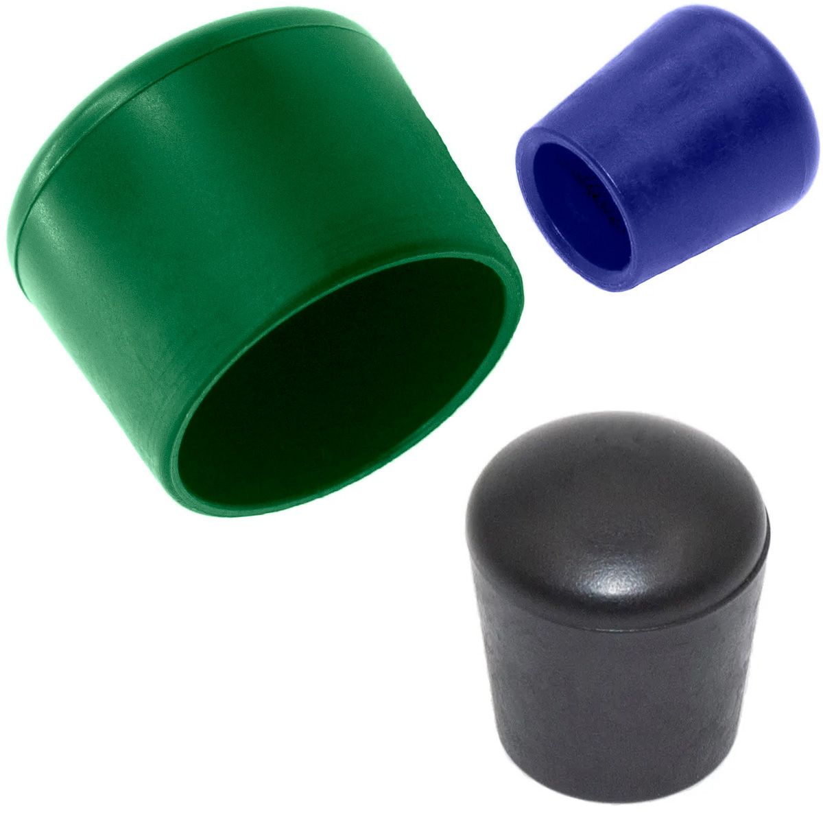 Заглушка наружная для круглых труб НЧН, пластик, цвет в ассортименте - фото