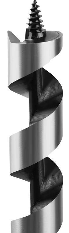 Сверло по дереву винтовое (Левиса) 22х460/400 мм Hammer 32411, шестигранный хвостовик - фото