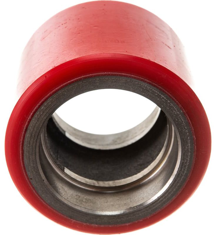 Колесо полиуретановое без подшипника для тележек гидравлических 70х60 мм TOR 1000297 - фото