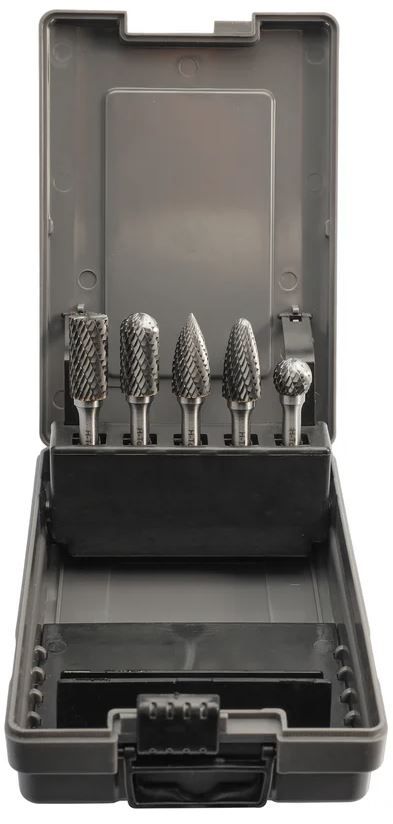 Набор борфрез твердосплавных 12 мм H-Tools 116004ROHT, 5 шт - фото