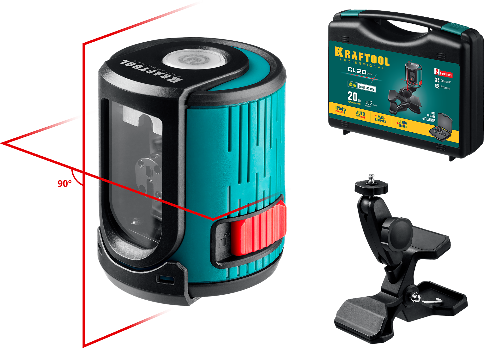 Нивелир лазерный CL 20 #5 Kraftool 34700-5 - фото