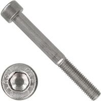 Болт (винт) с внутренним шестигранником и цилиндрической головкой DIN 912 М8х8, нержавеющая сталь А4