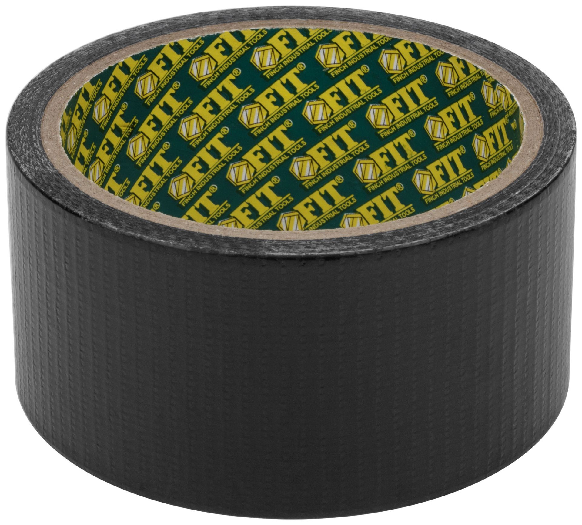 Лента армированная клейкая 48 мм х 10 м FIT ducttape 11764, черная - фото