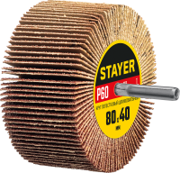 Круг шлифовальный лепестковый 80х40 мм на шпильке Stayer