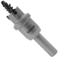 Коронка по металлу ТСТ с центрирующим сверлом и толкающей пружиной 17х5 мм Messer 20-05-017, сталь HSS