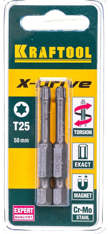 Набор торсионных бит TX X-Drive Expert Kraftool - фото