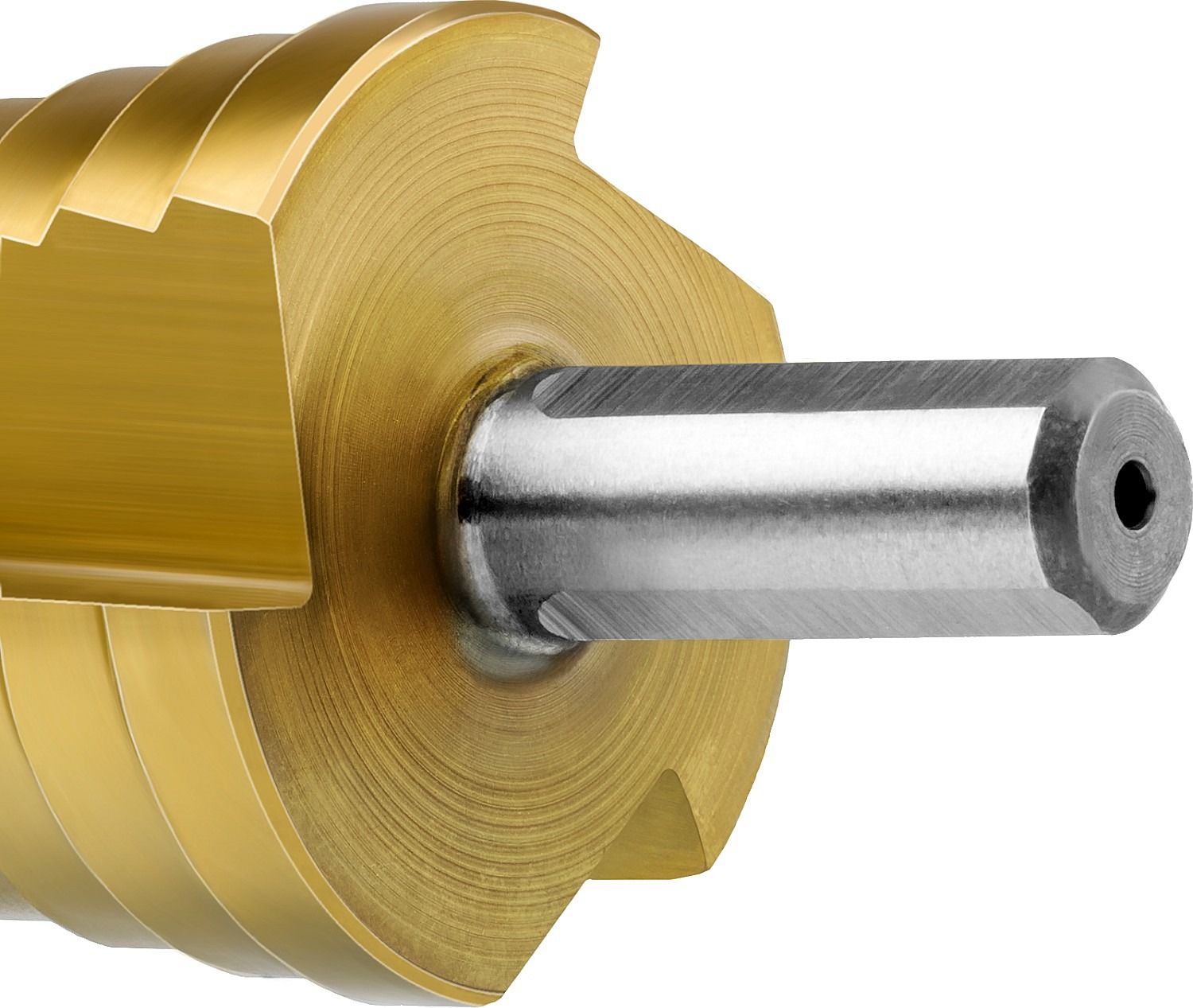 Сверло по металлу ступенчатое составное 4-22 мм, 10 ступеней, ЗУБР 29673-4-22, сталь Р6М5+покрытие NiT - фото