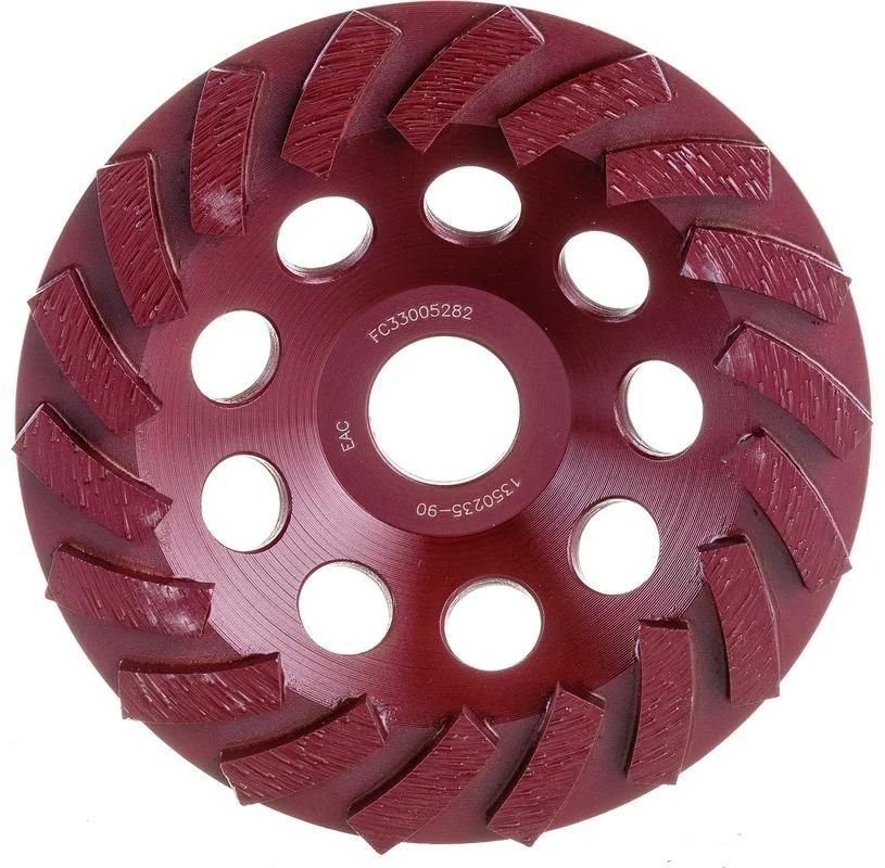 Чашка шлифовальная алмазная по бетону 125 мм BG/M Турбо Messer 03-03-125 - фото