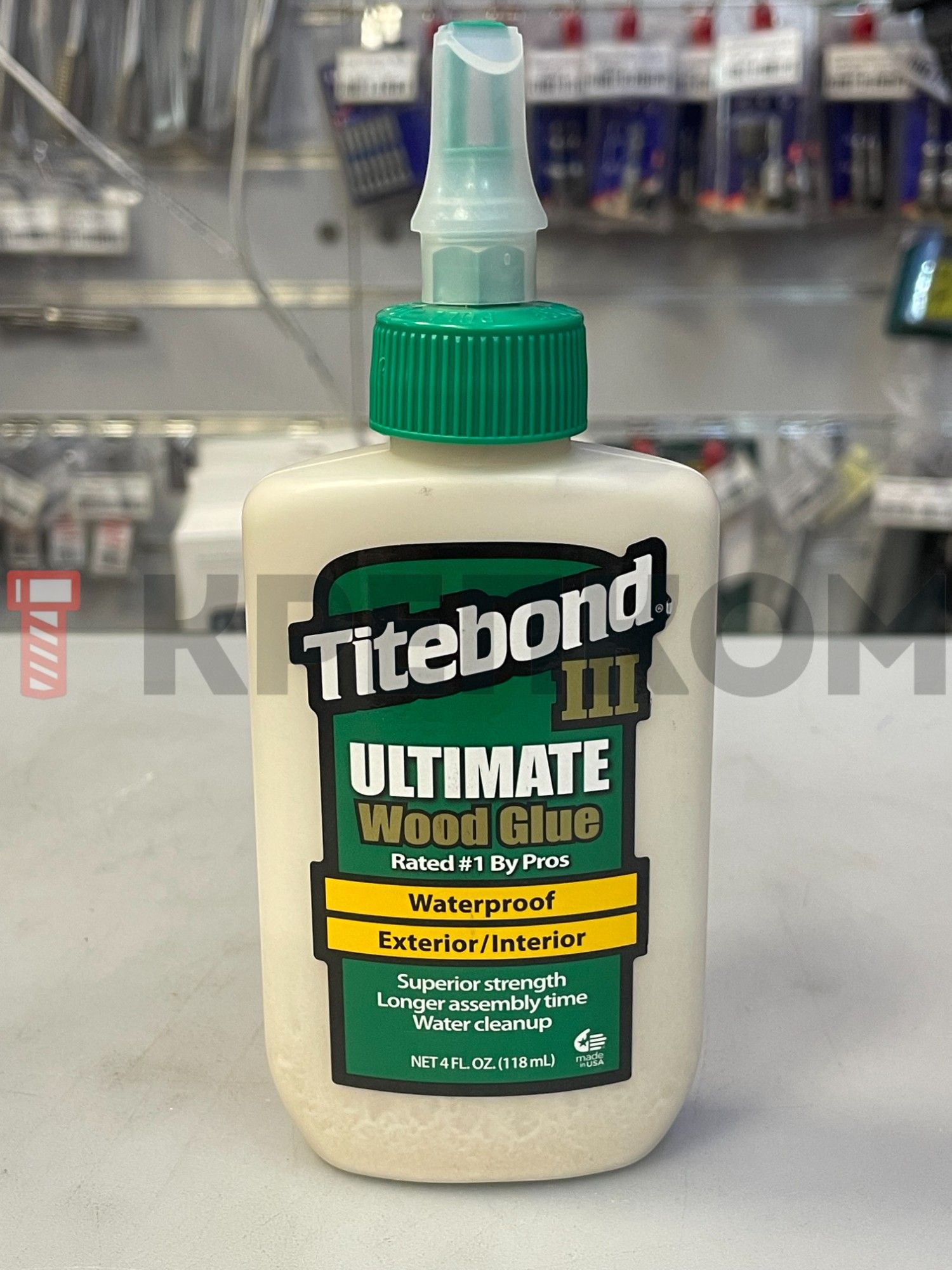 Клей для дерева повышенной влагостойкости Titebond III Ultimate Wood Glue, 118 мл - фото