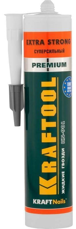 Клей монтажный суперсильный 310 мл Strong Kraftool 41343_z01, белый - фото