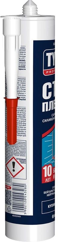 Герметик силиконовый санитарный СТОП ПЛЕСЕНЬ TYTAN Professional 66938, белый 280 мл - фото