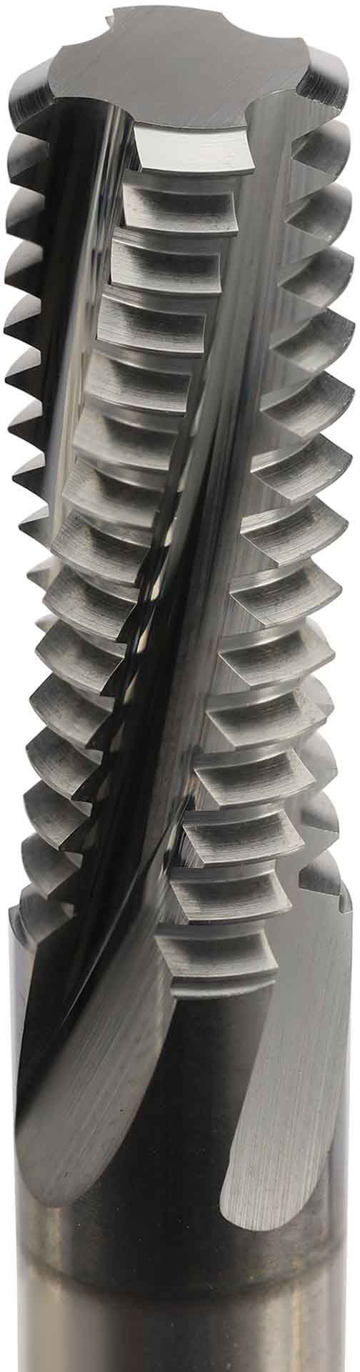 Резьбофреза полнопрофильная твердосплавная BSKT, VHM, покрытие AlCrN, трубная резьба G - фото