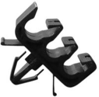 Клипса автомобильная для проводов и трубок AS-1008