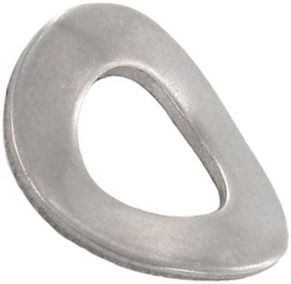 Шайба пружинная изогнутая волнистая DIN 137 форма B, нержавеющая сталь А1 - фото
