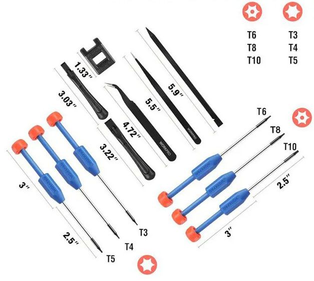 Набор отверток и инструментов Workpro WP200531, 12 шт - фото