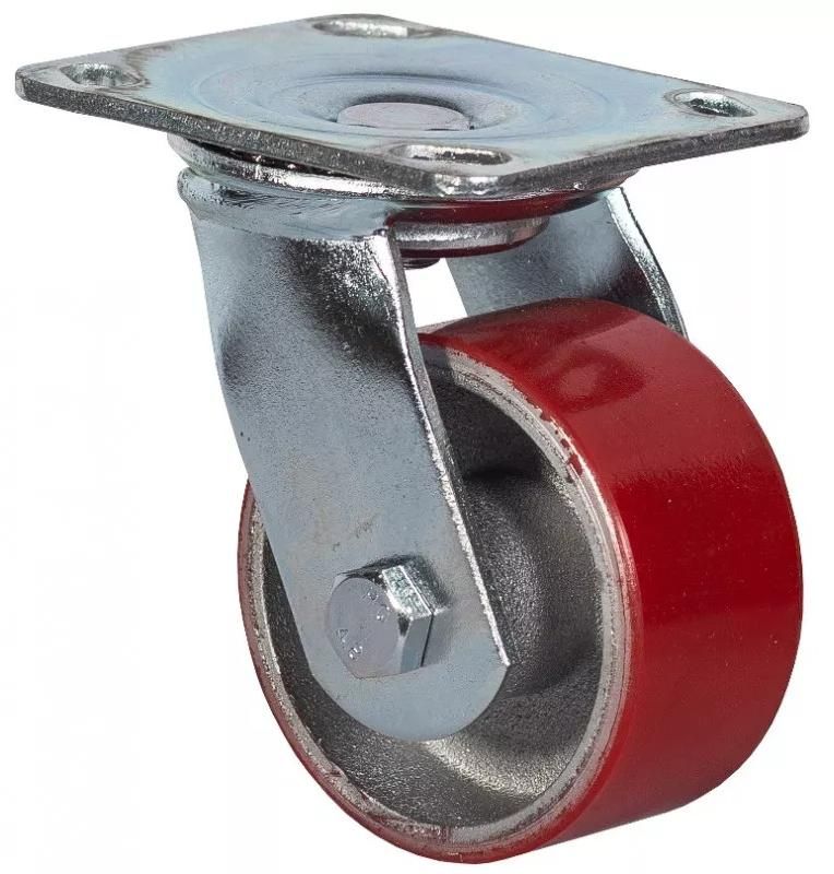 Колесо большегрузное поворотное полиуретановое 125 мм SCP-55 - фото