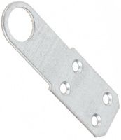 Проушина для навесного замка 90х30х1,2 мм PZP, оцинкованная сталь
