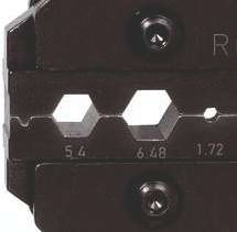 Пресс-клещи для коаксиальных разъёмов усиленный обжим 3 гнезда sw 1,72 - sw 6,48 мм² Rennsteig PEW 9 RE-6191003 - фото