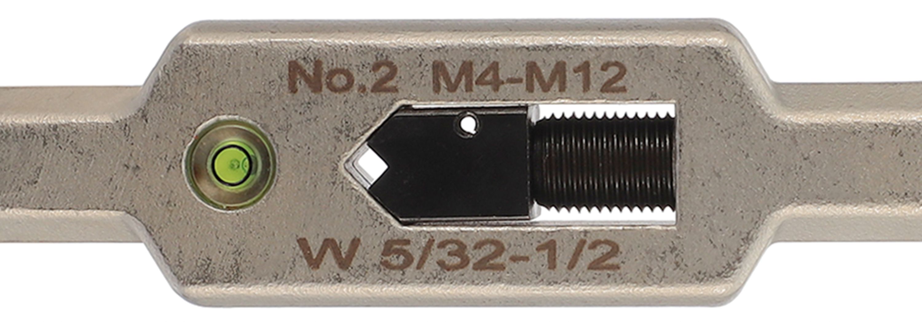 Вороток для метчиков с уровнем №2 M4-M15 (3,0-9,0 мм) 265 мм Inox DIN 1814 H-Tools 08802050 - фото