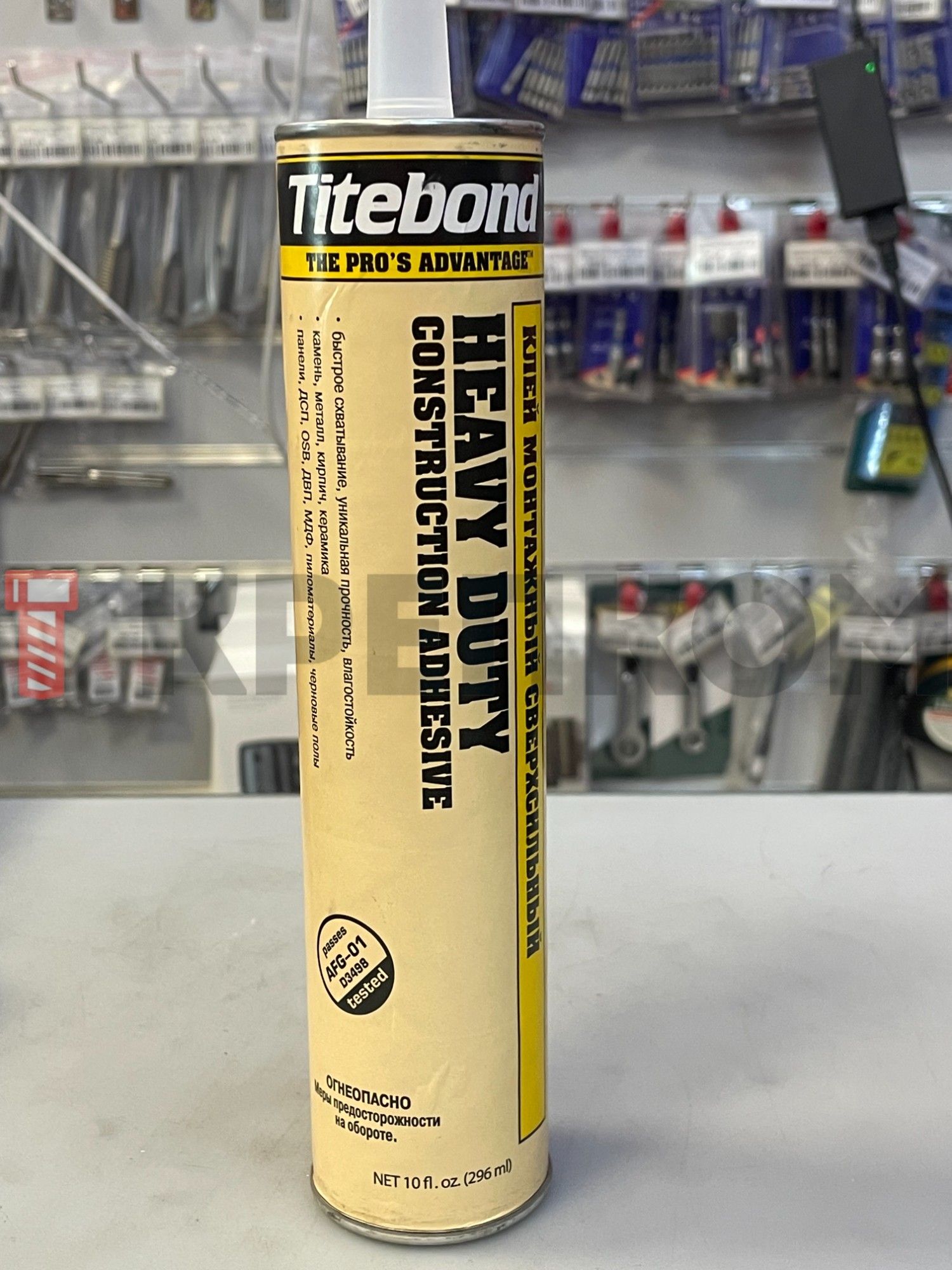 Клей монтажный Titebond Heavy Duty Pro (жёлтая туба), 296 мл - фото