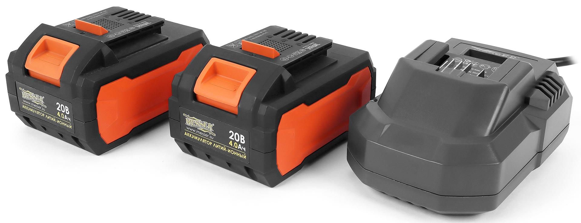 Гайковерт аккумуляторный ударный 750 Нм М20 4 Ач DCW9 Messer 05-41-094 - фото