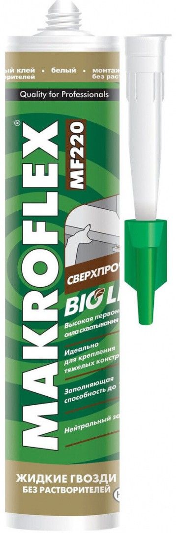 Сверхпрочный монтажный клей Makroflex BioLine MF220 400 гр 4093464