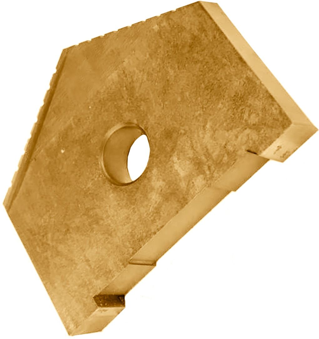 Сверло перовое по металлу (пластина) ГОСТ 25526-82 РИ, сталь Р6М5К5, покрытие TiN - фото