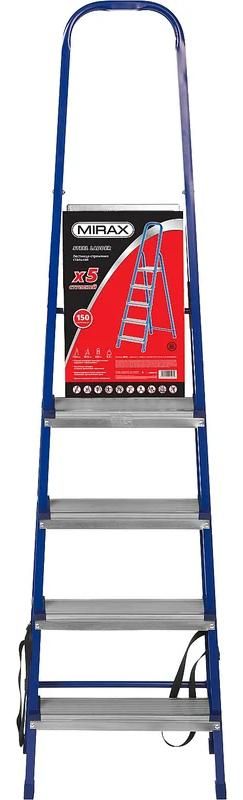 Стремянка 5 ступеней, 101 см Mirax 38800-05, сталь - фото