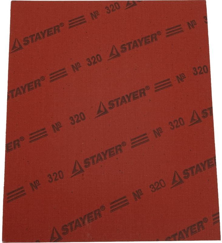 Лист шлифовальный на тканевой основе 230х280 мм Stayer Master 35435, 5 шт - фото