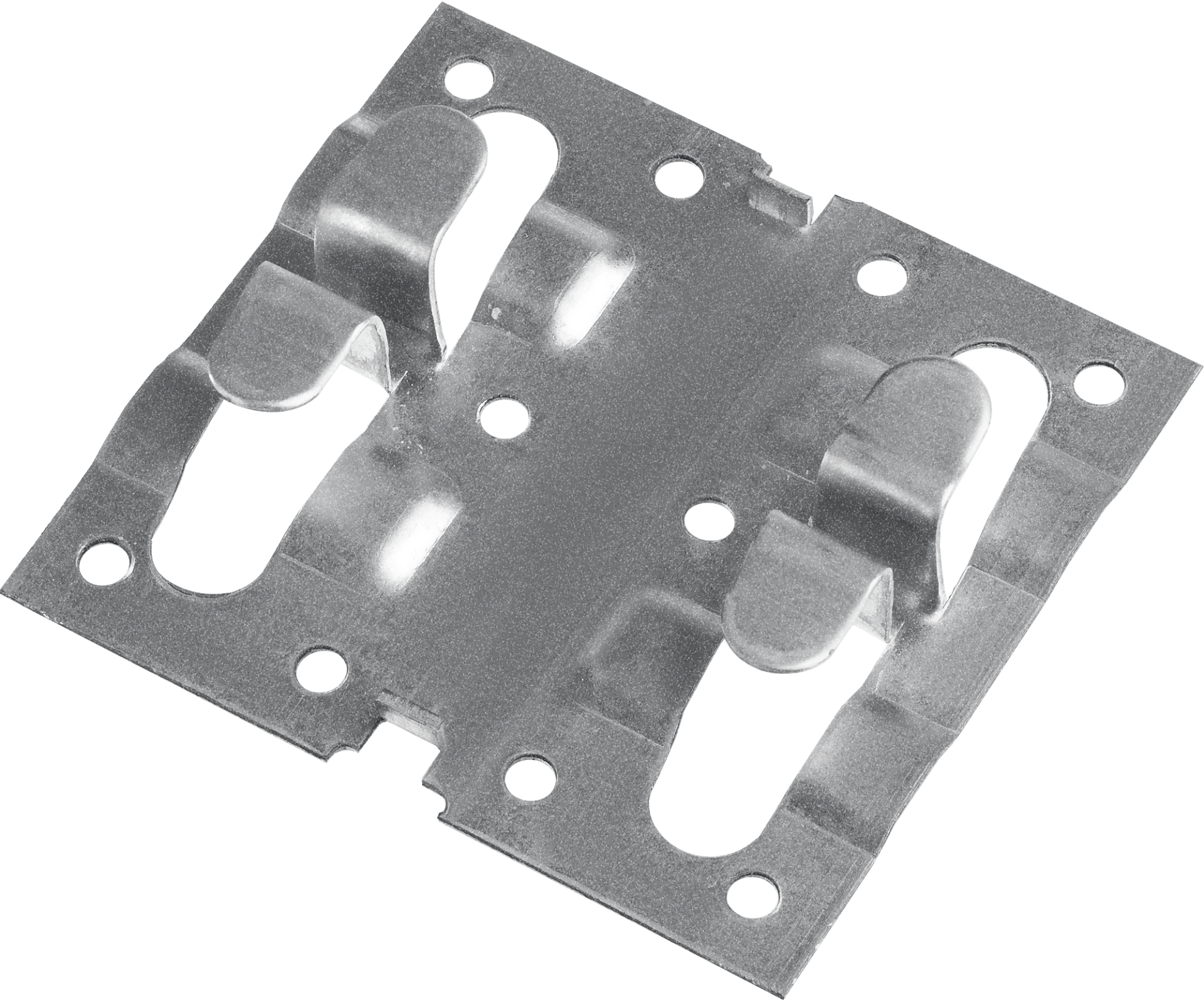 Крепеж для керамогранита рядовой 10х70х75 мм (Кляймер-КГ) ЗУБР 30855, оцинкованная сталь, 80 шт - фото