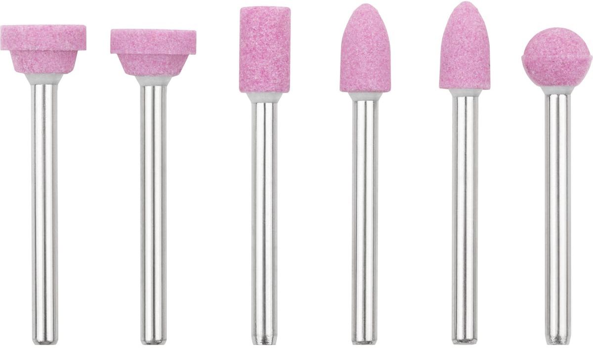 Набор абразивных шарошек по металлу FIT 36924, 6 шт - фото