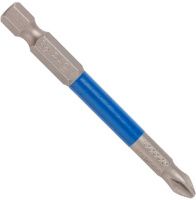 Бита крестовая PH2 магнитная с насечкой 70 мм, E1/4" Cutop, сталь S2