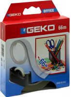 Изображение товара Клейкая лента прозрачная 19 мм 66 м Geko 14200/6М