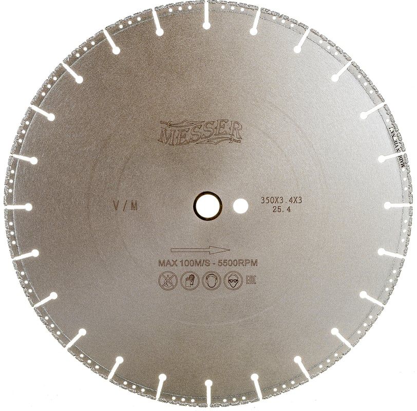 Диск алмазный универсальный сухой V/M Messer - фото