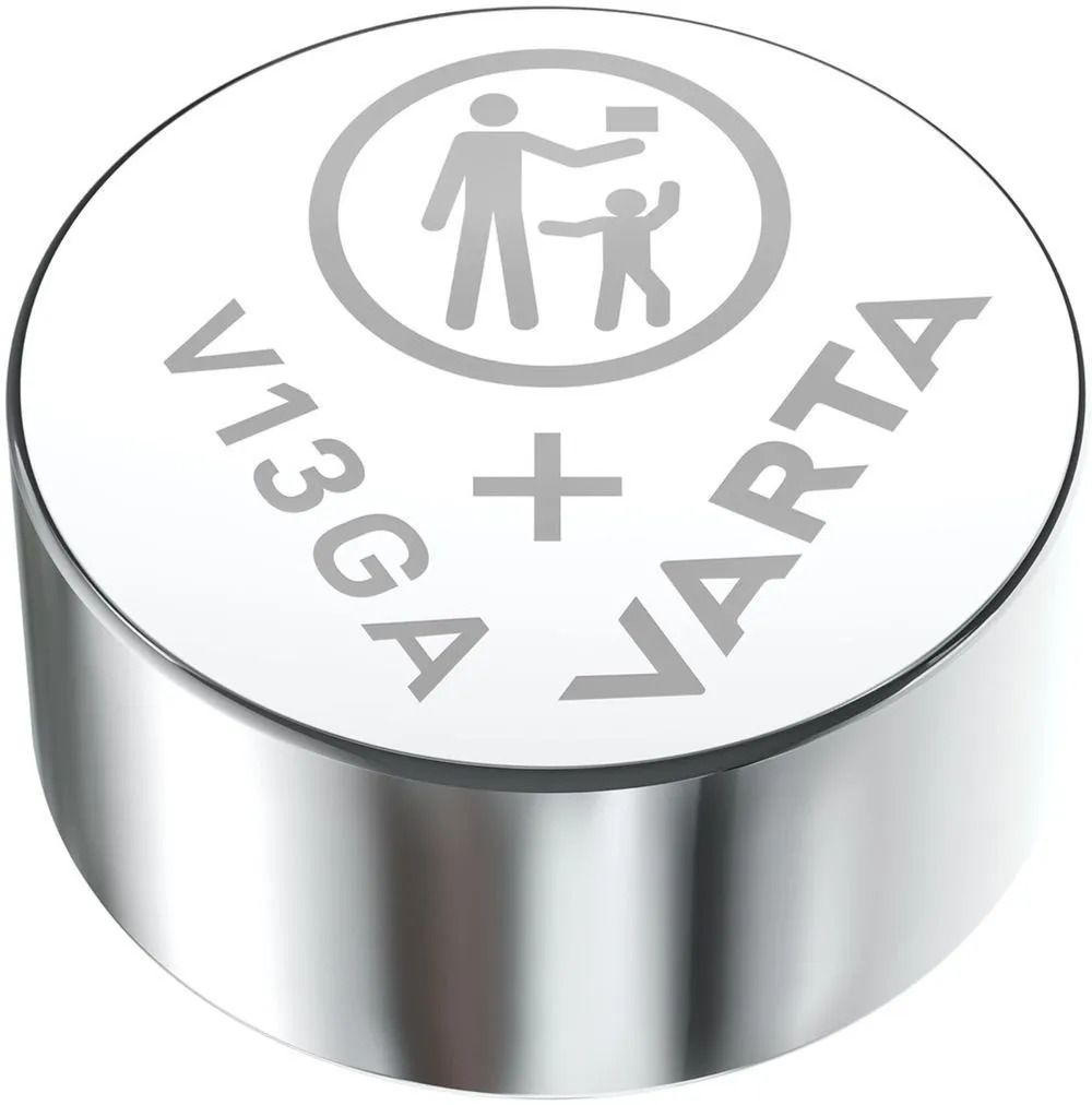 Батарейка щелочная тип таблетка 1,5 В 125 мА·ч V13GA (LR44) Varta Alkaline - фото