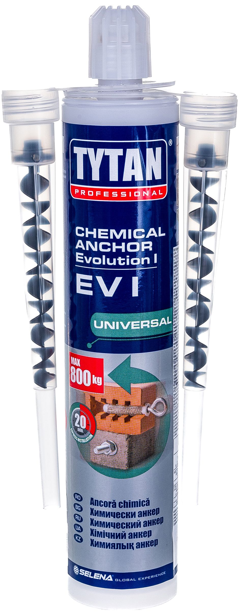 Химический анкер универсальный 300 мл TYTAN EV-I 94906, летний, полиэстер, с насадками - фото