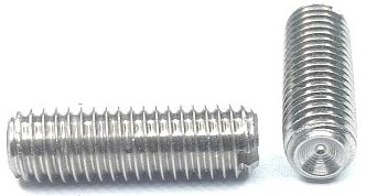 Винт установочный с засверленным концом М6х16 мм DIN 438, нержавеющая сталь А2 - фото