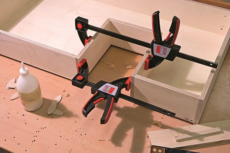Струбцина пистолетная 300х80 мм 2 кН Bessey EZS30-8, пластик - фото